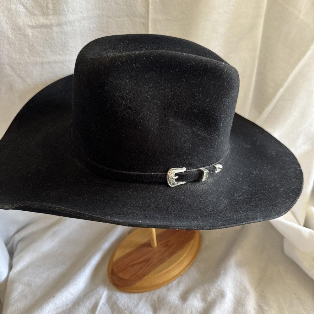 Vintage Western Resistol Cowboy Hat XX Premium Wool Size 7 Hat Band USA Made